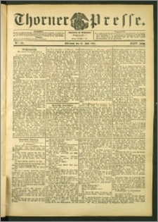 Thorner Presse 1906, Jg. XXIV, Nr. 165 + Beilage