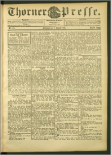 Thorner Presse 1906, Jg. XXIV, Nr. 177 + Beilage