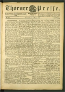 Thorner Presse 1906, Jg. XXIV, Nr. 178 + Beilage