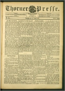 Thorner Presse 1906, Jg. XXIV, Nr. 188 + Beilage