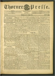 Thorner Presse 1906, Jg. XXIV, Nr. 201 + Beilage