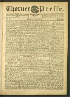 Thorner Presse 1906, Jg. XXIV, Nr. 207 + Beilage
