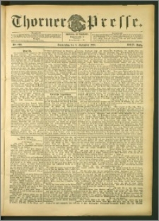 Thorner Presse 1906, Jg. XXIV, Nr. 208 + Beilage