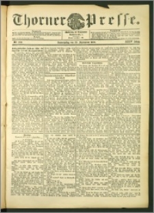 Thorner Presse 1906, Jg. XXIV, Nr. 220 + Beilage