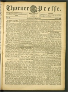 Thorner Presse 1906, Jg. XXIV, Nr. 235 + 1. Beilage, 2. Beilage, 3. Beilage