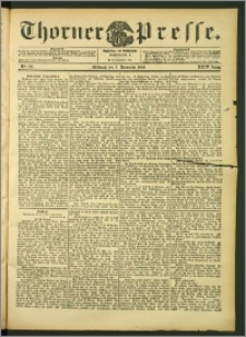Thorner Presse 1906, Jg. XXIV, Nr. 261 + Beilage