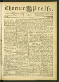 Thorner Presse 1906, Jg. XXIV, Nr. 278 + 1. Beilage, 2. Beilage