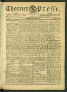 Thorner Presse 1906, Jg. XXIV, Nr. 282 + 1. Beilage, 2. Beilage, 3. Beilage
