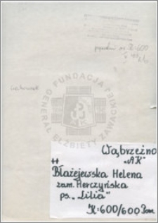 Błażejewska Helena