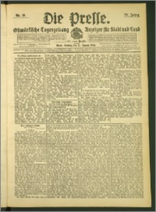 Die Presse 1908, Jg. 26, Nr. 10 Zweites Blatt, Drittes Blatt