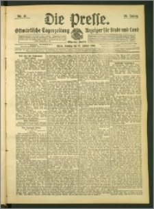 Die Presse 1908, Jg. 26, Nr. 16 Zweites Blatt, Drittes Blatt