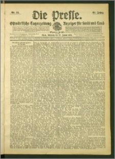 Die Presse 1908, Jg. 26, Nr. 24 Zweites Blatt