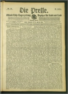Die Presse 1908, Jg. 26, Nr. 39 Zweites Blatt