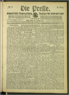 Die Presse 1908, Jg. 26, Nr. 44 Zweites Blatt