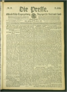 Die Presse 1908, Jg. 26, Nr. 50 Zweites Blatt