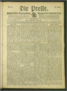 Die Presse 1908, Jg. 26, Nr. 58 Zweites Blatt, Drittes Blatt, Beilagenwerbung