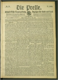Die Presse 1908, Jg. 26, Nr. 59 Zweites Blatt