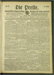 Die Presse 1908, Jg. 26, Nr. 63 Zweites Blatt