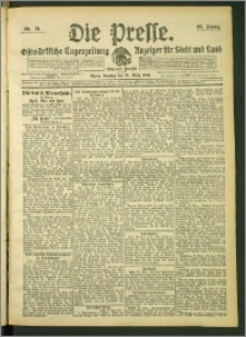 Die Presse 1908, Jg. 26, Nr. 76 Zweites Blatt, Drittes Blatt
