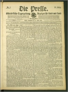 Die Presse 1908, Jg. 26, Nr. 97 Zweites Blatt