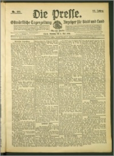 Die Presse 1908, Jg. 26, Nr. 105 Zweites Blatt, Drittes Blatt