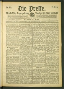 Die Presse 1908, Jg. 26, Nr. 106 Zweites Blatt