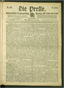 Die Presse 1908, Jg. 26, Nr. 108 Zweites Blatt, Drittes Blatt