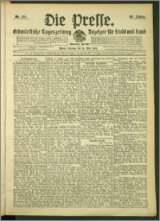 Die Presse 1908, Jg. 26, Nr. 110 Zweites Blatt, Drittes Blatt