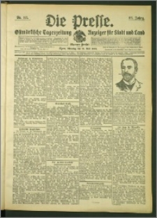 Die Presse 1908, Jg. 26, Nr. 117 Zweites Blatt, Drittes Blatt