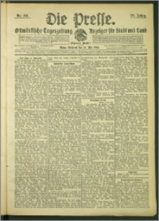 Die Presse 1908, Jg. 26, Nr. 118 Zweites Blatt