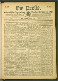 Die Presse 1908, Jg. 26, Nr. 136 Zweites Blatt