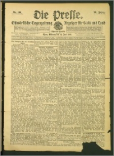 Die Presse 1908, Jg. 26, Nr. 146 Zweites Blatt