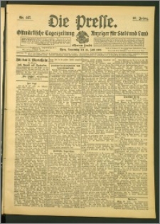 Die Presse 1908, Jg. 26, Nr. 147 Zweites Blatt