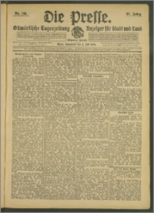Die Presse 1908, Jg. 26, Nr. 155 Zweites Blatt