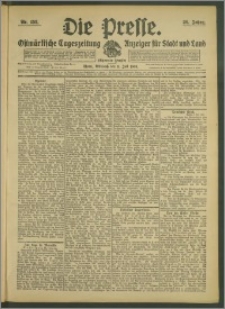 Die Presse 1908, Jg. 26, Nr. 158 Zweites Blatt
