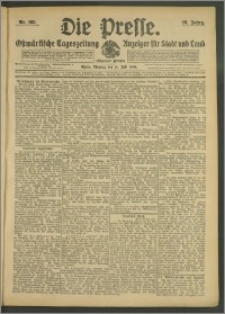 Die Presse 1908, Jg. 26, Nr. 163 Zweites Blatt