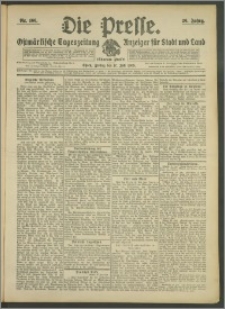 Die Presse 1908, Jg. 26, Nr. 166 Zweites Blatt