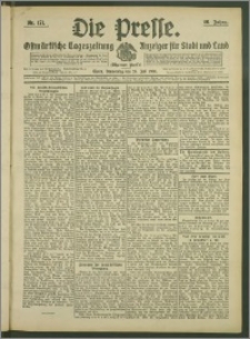 Die Presse 1908, Jg. 26, Nr. 171 Zweites Blatt, Beilagenwerbung