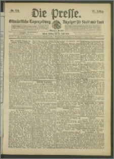 Die Presse 1908, Jg. 26, Nr. 172 Zweites Blatt