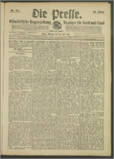 Die Presse 1908, Jg. 26, Nr. 175 Zweites Blatt