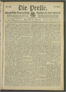 Die Presse 1908, Jg. 26, Nr. 180 Zweites Blatt, Drittes Blatt