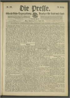 Die Presse 1908, Jg. 26, Nr. 189 Zweites Blatt