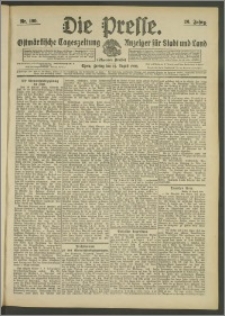 Die Presse 1908, Jg. 26, Nr. 190 Zweites Blatt, Drittes Blatt