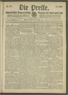 Die Presse 1908, Jg. 26, Nr. 195 Zweites Blatt, Drittes Blatt