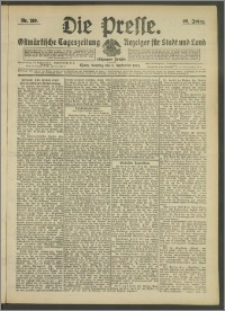 Die Presse 1908, Jg. 26, Nr. 210 Zweites Blatt, Drittes Blatt