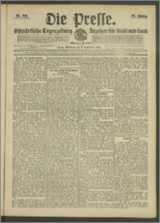 Die Presse 1908, Jg. 26, Nr. 212 Zweites Blatt