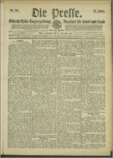 Die Presse 1908, Jg. 26, Nr. 215 Zweites Blatt