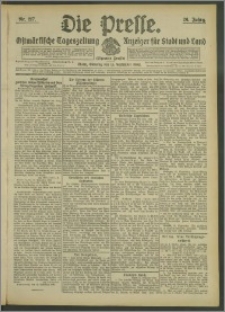 Die Presse 1908, Jg. 26, Nr. 217 Zweites Blatt