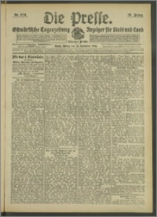 Die Presse 1908, Jg. 26, Nr. 226 Zweites Blatt