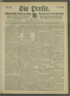 Die Presse 1908, Jg. 26, Nr. 234 Zweites Blatt, Drittes Blatt, Viertes Blatt